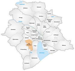 Karte Quartier Alt-Wiedikon
